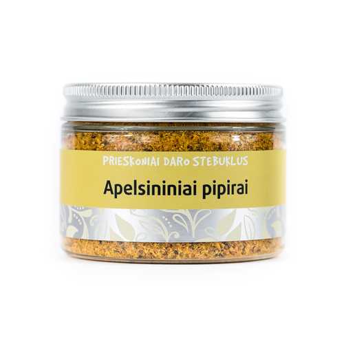 Apelsininiai pipirai Indelis